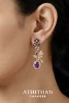 HUMMINGBIRDS : SECRET LOVESONG | Funcy Color Sapphires Earrings