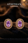 THE EMBLEM OF VICTORY | Pink Sapphire Earring