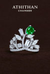 THE ROYAL VERDURE CROWN Tsavorite-Diamond Ring