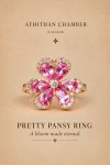 PRETTY PANSY Ring