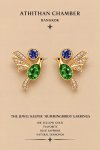 THE JEWEL KEEPER 'HUMMINGBIRDS' Earrings