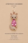 THE MISTIC KEEPER FOX Pendant— WITH DIAMONDS