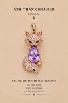 THE MISTIC KEEPER FOX Pendant— WITH DIAMONDS