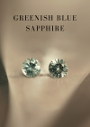0.45 ct. / GIL / UH / Sapphire (Greenish Blue)