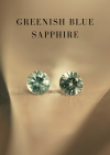 0.45 กะรัต / GIL / UH / แซฟไฟร์ (Greenish Blue)