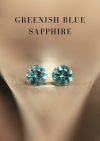 0.46 กะรัต / แซฟไฟร์ (Greenish Blue)