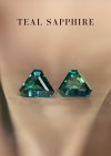 2.13 ct. / H / GIL / Sapphire (Teal)