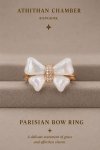 PARISIAN BOW - Mother of Pearl Ring