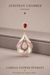 CAMELLIA FLOWER PENDANT