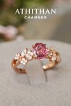 JULIET CROWN Padparadscha Ring