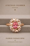 FLOWER PASSAGE Padparadscha Sapphire Ring