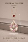 CAMELLIA FLOWER PENDANT