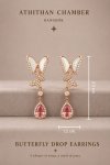 BUTTERFLY DROP EARRINGS