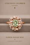 VINE JEWEL Green Sapphire Ring