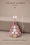 ROSALINE FAN PENDANT NECKLACE