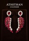 NO-Heated RUBY BURMA Earrings