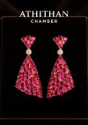 Magnificent GIA BURMA RUBY Earrings