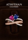 RUBY BURMA & ROYAL BLUE Sapphire Ring
