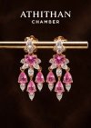 SUNRISE PADPARADSCHA Sapphire Earrings