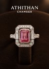PRINCESS ASTRID Padparadscha Sapphire Ring
