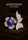 KISS BY BUTTERFLY The ROYAL BLUE Sapphire Ring