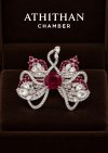 BURMA RUBY Butterfly Ring