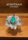 BRAZIL Cabochon NEON BLUE PARAIBA Ring