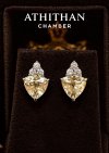 Yellow Zircon Earrings