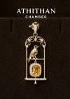 THE JEWEL KEEPER : Bird Resting in Golden Cage Pendant
