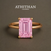 HOUSE OF PADPARADSCHA SOLITAIRE RING