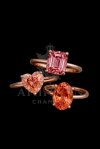 HOUSE OF PADPARADSCHA SOLITAIRE RING