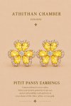 PETIT PANSY EARRINGS