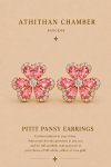 PETIT PANSY EARRINGS