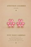 PETIT PANSY EARRINGS