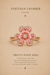 PRETTY PANSY RING
