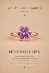 PETIT PANSY RING
