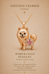 POMERANIAN PLAYFUL PENDANT
