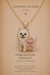 POMERANIAN PLAYFUL PENDANT