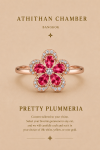 PRETTY PLUMERIA RING