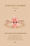 SOLITAIRE WITH DIAMONDS RING