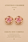 DARLING ROSE EARRINGS