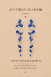 FRENCH ORCHID EARRINGS