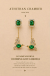 HUMMINGBIRDS : HUMMING LOVE EARRINGS