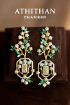 MAGICAL TREE EMERALD Earrings