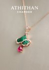 ทับทิม, Malachite & Mother of Pearl Pendant (พรีออเดอร์ 45 วัน)