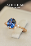STAR LIGHT Blue Spinel Ring