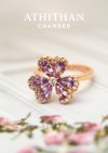 PRETTY PANSY Purple Sapphire Ring