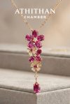 ELYSIA FLORA - Ruby Necklace