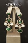 Malachite & Mother of Pearl Earrings (พรีออเดอร์ 45 วัน)