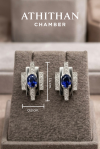 LUSTER - Royal Blue Sapphire Earrings